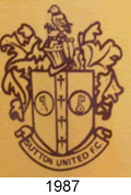 sutton united crest 1987